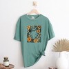 Ghost Floral Orange - Womens Garment Dyed Tee - 3 of 3