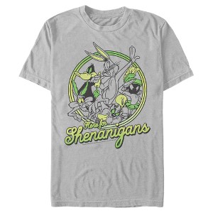 Men's Looney Tunes St. Patrick's Day Here for Shenanigans T-Shirt - 1 of 4