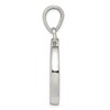 Black Bow Jewelry Sterling Silver 24mm Polished Sun Pendant - 2 of 4