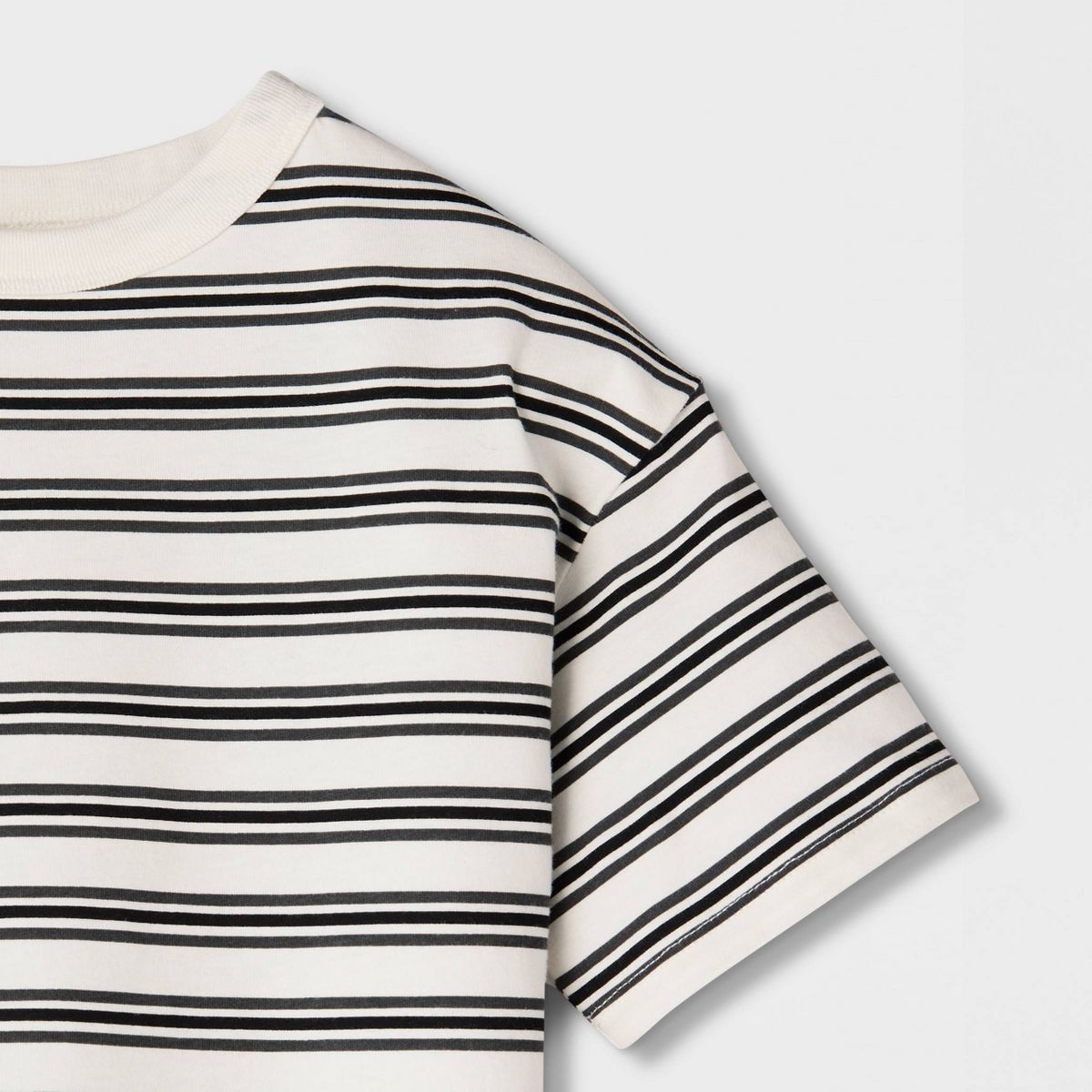 Boys' Short Sleeve 100% Cotton Striped Relaxed Fit T-Shirt - Cat & Jack™ - thumbnail 3