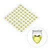 Unique Bargains Heart Shape Self Adhesive Arts Makeup DIY Rhinestone Stickers 256 Pcs - 2 of 4