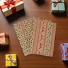 Unique Bargains Gift Wrap Paper Christmas Kraft 27.56"x19.69" 5 Pcs - 2 of 4