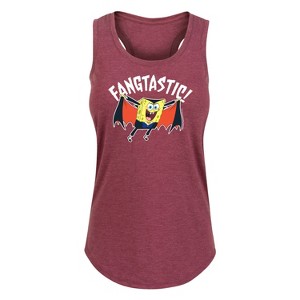 Women's - SpongeBob SquarePants - Fangastic Graphic Racerback Tank - 1 of 4