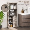 LunaLulinlk Freestanding Kitchen Buffet with Hutch - 4 of 4