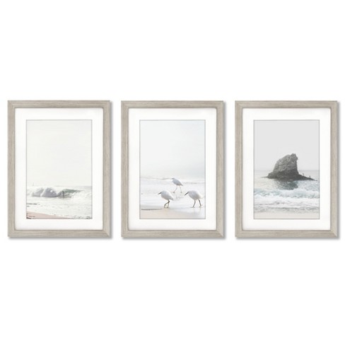 Americanflat Minimalist Landscape, Horizont Photo by Tanya Shumkina Black  Frame Wall Art