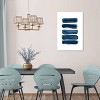 iCanvas Watercolor Brush Strokes Navy Blue by Nouveau Prints Canvas Print Wall Art - 3 of 3