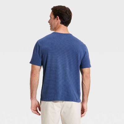 Мужские футболки Goodfellow & Co Men's Vintage Short Sleeve Pocket T-Shirt - Goodfellow & Co™ Navy Blue XL — фото 2