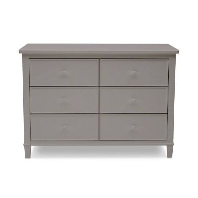Gray Pine 6-Drawer Double Nursery Dresser
