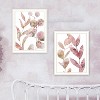Gulches 2-Piece Vignette Meadow Flora Botanicals I & II Framed Wall Art by Bluebird, Ready-to-Hang for Living Room, Abstract Home Decor - 2 of 4