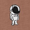Dalix Astronaut Embroidered Lightweight Relaxed Jersey Tee Summer Cute Space Womens - 2 of 4