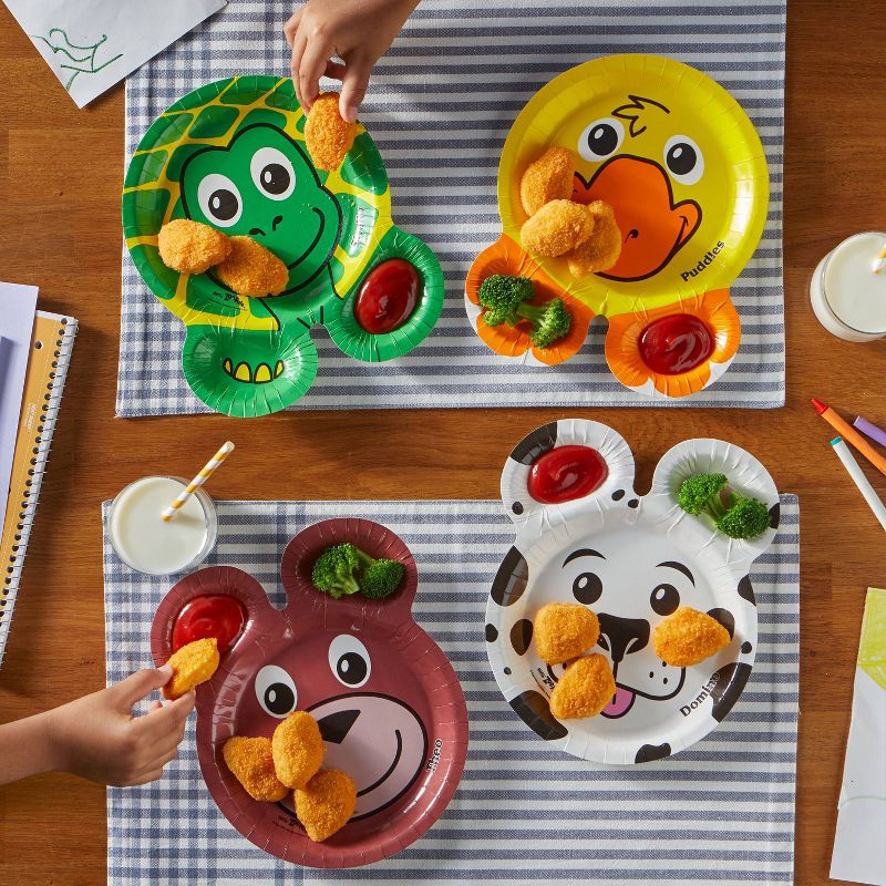 Hefty Disposable Dinnerware Plates - Zoo Pals - 15ct, 4 of 9