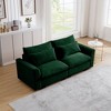 MYINDA  Corduroy Sofa Couch, Deep Seat Couches for Modern Living Room/Apartment/Office,Green - 4 of 4