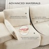 SKRAN Loveseat Sectional Sofa, Memory Foam Compressed Couch, Pet-Friendly Cloud Sofa for Living Room and Small Spaces, No Assembly Required - 4 of 4