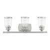 Livex Lighting Lawrenceville 3 - Light Vanity in  Brushed Nickel - 3 of 3