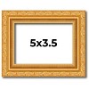 PosterPalooza | 5x3.5 Wood Antique Frame with UV Acrylic, 4 Finishes: Bronze, Gold, Silver, and Black - 2 of 4