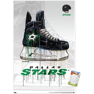 Trends International NHL Dallas Stars - Drip Skate 21 Unframed Wall Poster Prints - 1 of 4
