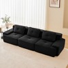 PexFix Modern Modular Sectional Sofa for Living Room Corduroy Fabric Oversized 3-Seater Couch with Deep Seat Buckle Connection Anti-slip - 2 of 4