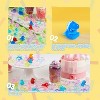 Joyfy 50 Pcs Mini Resin Dinosaur Figures Sensory Bin Toys for Dino Cupcake Toppers, Party Favors , Garden Micro Landscape Aquarium Home Decoration - 2 of 4
