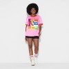 Pride Adult Sporty Ringer Patchwork T-Shirt - Pink - 3 of 3