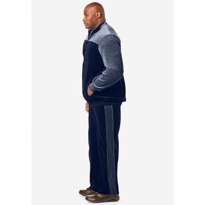 KingSize Colorblock Velour Tracksuit