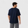 Anna-Kaci Active Men's Oversized Fit Short Sleeve T-Shirt with Drop Shoulders and Relaxed Silhouette for Everyday Style - 4 of 4