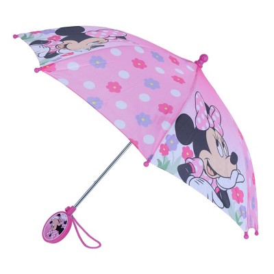 U.P.D., INC Girl's Disney Minnie Mouse Clamshell Handle Stick Umbrella