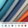 POCASSY 6" Outdoor Cushion Set, Replacement Water Resistant Zippered Cushion for Chairs - 3 of 4