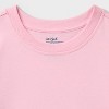 Girls' Adaptive Long Sleeve French Terry Dress - Cat & Jack™ Light Pink - 3 of 4