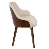 Bacci Mid Century Modern Dining Accent Chair - Lumisource - image 2 of 4