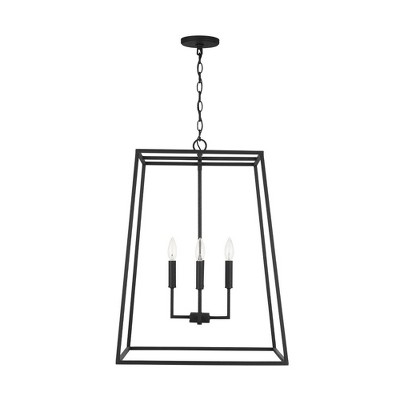 Capital Lighting Clint 4 - Light Pendant in  Black Iron