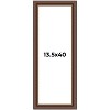 PosterPalooza | Panoramic Traditional Brown Picture Frame - UV Acrylic, Foam Board Backing, Hanging Hardware - 2 of 4