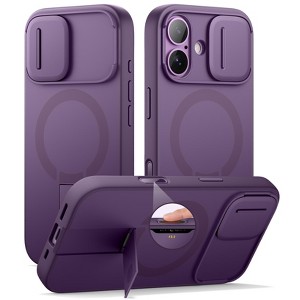 SURITCH for iPhone 17 Case with Camera Control Cover, Camera Slide Cover and Adjustable Kickstand, Shockproof Cases 6.3 Inch - 1 of 3