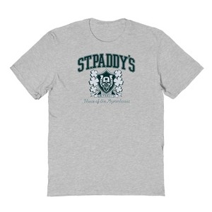 Rerun Island Men's St Paddys University Short Sleeve Graphic Cotton T-Shirt - 1 of 1