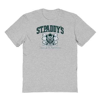 Rerun Island Men's St Paddys University Short Sleeve Graphic Cotton T-Shirt