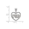 Black Bow Jewelry Sterling Silver Gamma Phi Beta Greek Life Pendant - 2 of 3