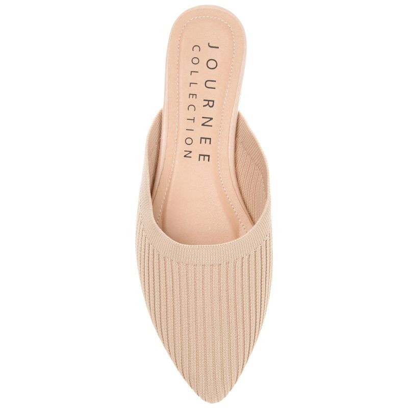 Journee Collection Womens Aniee Slip On Almond Toe Mule Flats, 5 of 11