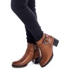 Carmela Women's Leather Booties 160045 - 2 of 3