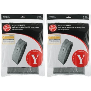 Hoover AH10165 Pleated HEPA Y Carbon Bag 4Pk - 1 of 2