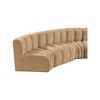 Meridian Furniture,Arc Velvet Modular Sofa - 3 of 4