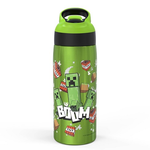 Thermos Minecraft 16oz Funtainer Water Bottle - Black