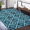 Modern Area Rug Machine Washable Moroccan Geometric Rug Farmhouse Boho Rug - 2 of 4