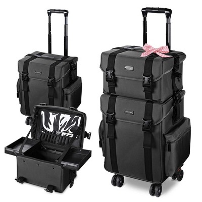 Byootique Classic  Rolling 2in1 Cosmetic Case Sided Makeup Artist Organizer