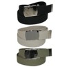 CTM Cotton with Nickel Buckle Adjustable Belt (Pack of 3 Colors) - 3 of 4