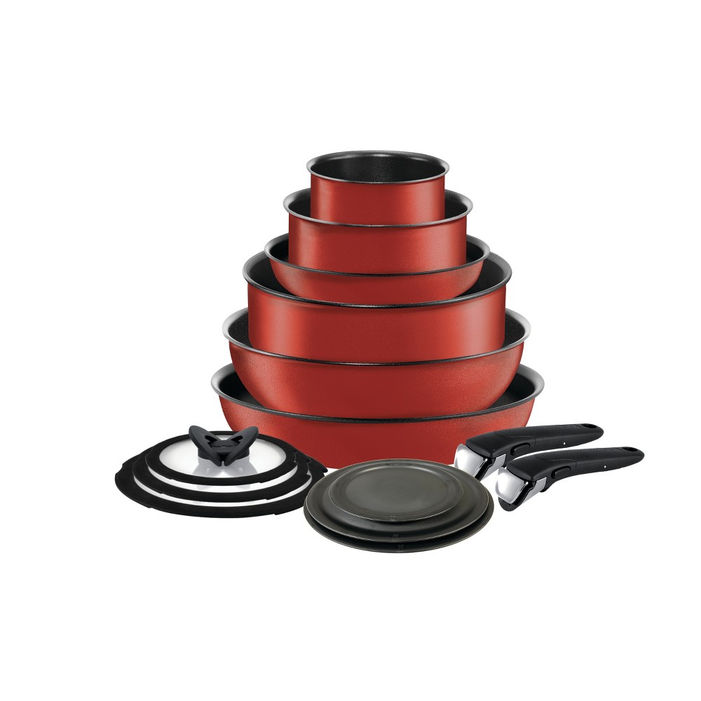 UPC 032406068520 product image for T-Fal 14pc Ingenio Expertise Nonstick Cookware Set Red | upcitemdb.com