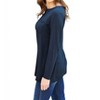 Women's Luxe Long Sleeve Top With Pockets - Basic Bae - 2 of 4