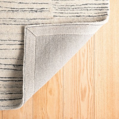 Everglade Stripe Handmade Tufted Wool 3' x 5' Rug