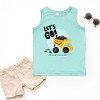 The Juniper Shop SmileyWorld Let's Go Dump Truck Toddler Tank - 2 of 4