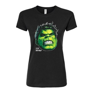 Women's - Marvel - Portrait Oversized Juniors Fitted Graphic T-Shirt - 1 of 3