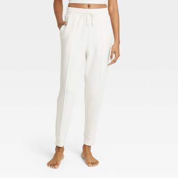  All in Motion Women's Lined Woven Joggers (as1, Alpha, x_l,  Regular, Regular, Cream) : Clothing, Shoes & Jewelry