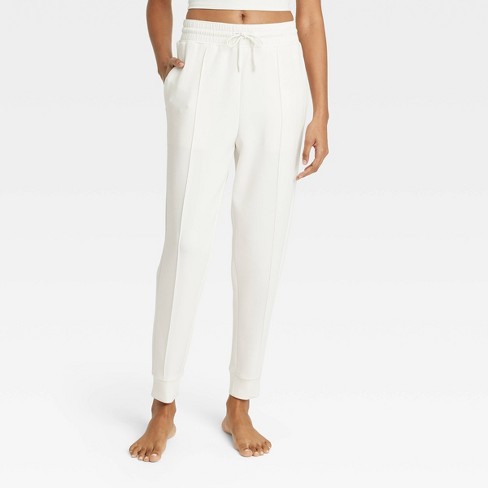 Women's Sandwash Joggers - All In Motion™ Cream L : Target